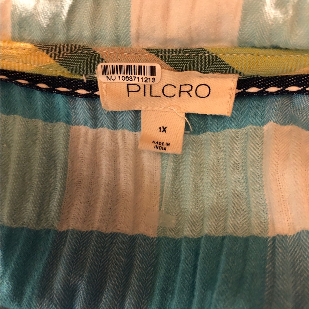 Pilcro Anthropologie The Kiera Mini Shirt Dress 1X NWOT - Picture 11 of 14